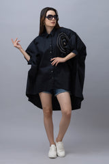 Kaftan Style Cotton Shirt
