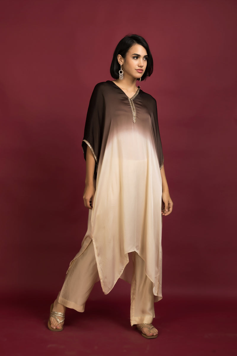 Ombre Kaftan Kurta Set