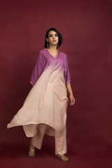 Ombre Kaftan Kurta Set