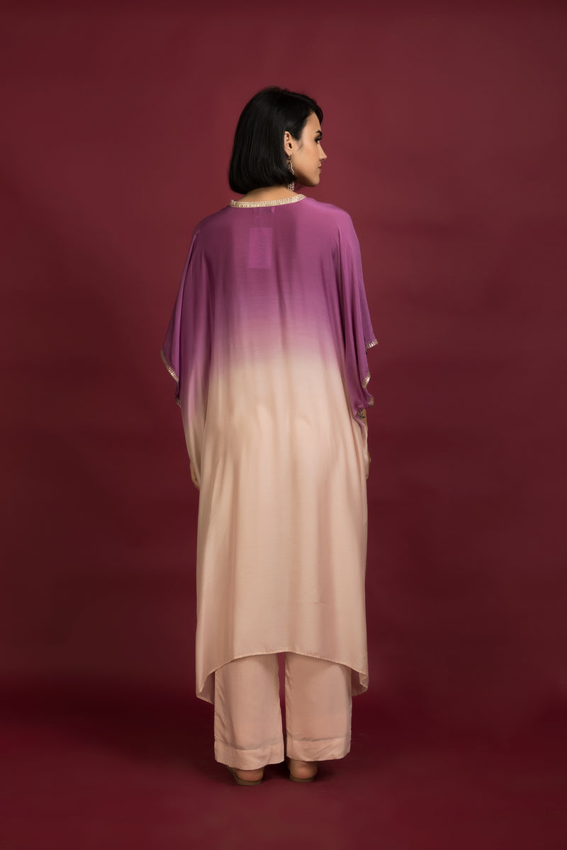 Ombre Kaftan Kurta Set