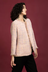 Baby Pink Tweed Jacket