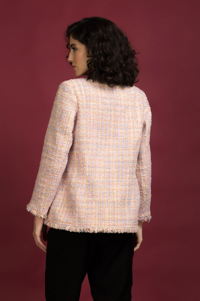 Baby Pink Tweed Jacket