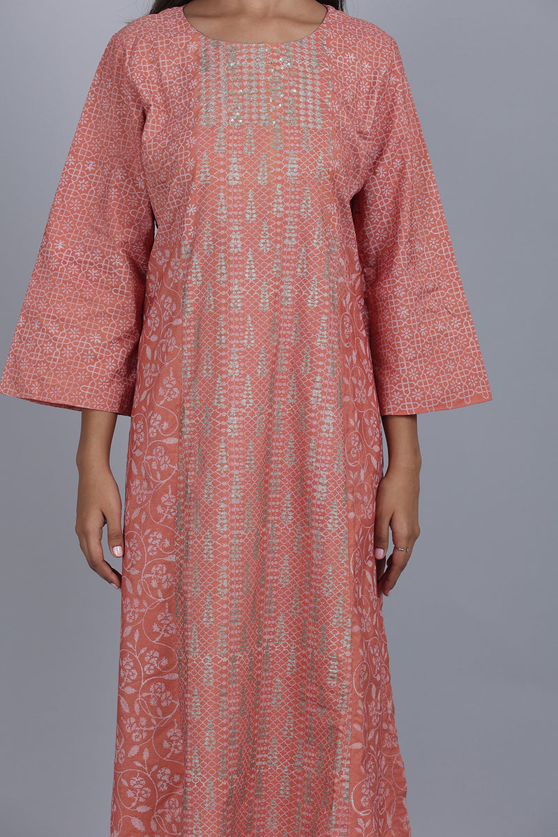 Block Printed Straight Tunic